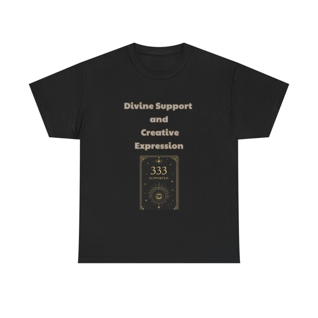 333 - Support T-Shirt - Divine Support and Creative Expression - Inspirational Custom Graphic Tee, Perfect Gift, Birthday Gift, Christmas Gift