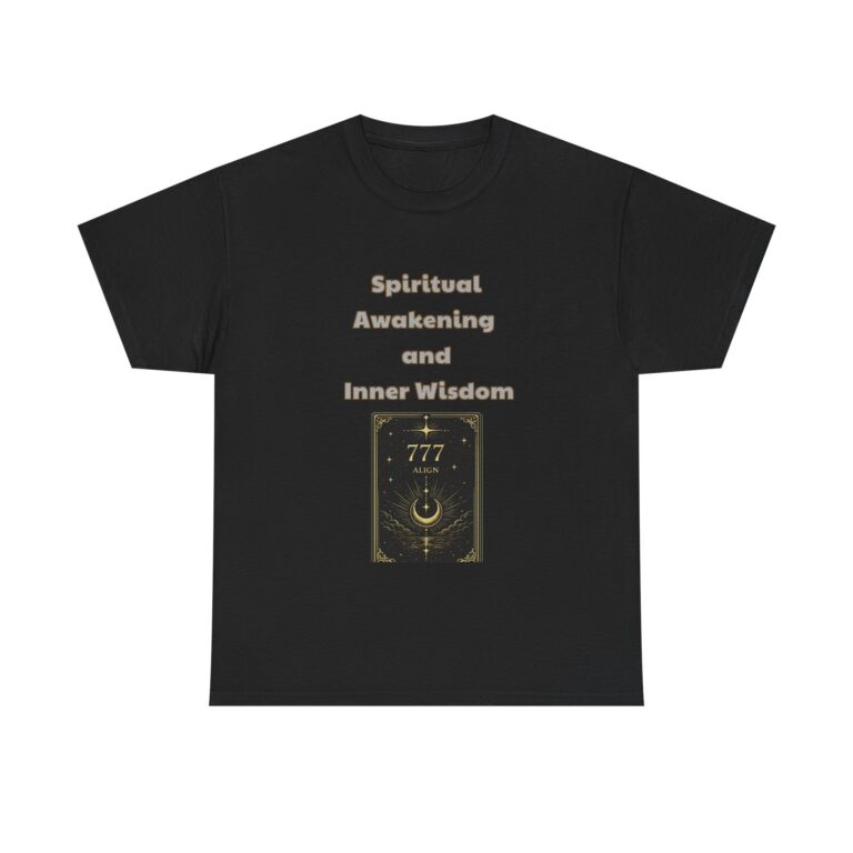 777 – Luck T-Shirt – Spiritual Awakening and Inner Wisdom – Mystic Custom Graphic Tee, Perfect Gift, Birthday Gift, Christmas Gift